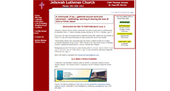 Desktop Screenshot of jehovahlutheran.org